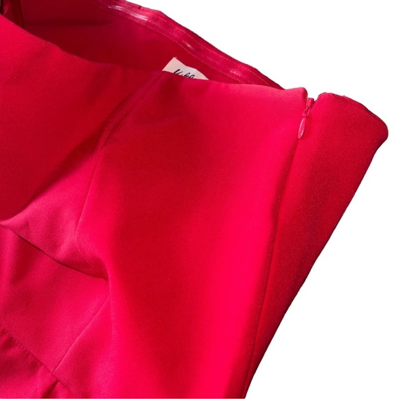 Kittenish Red Strapless Jumpsuit - Picture 12 of 13